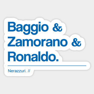 The Legends Of Nerazzuri V Sticker